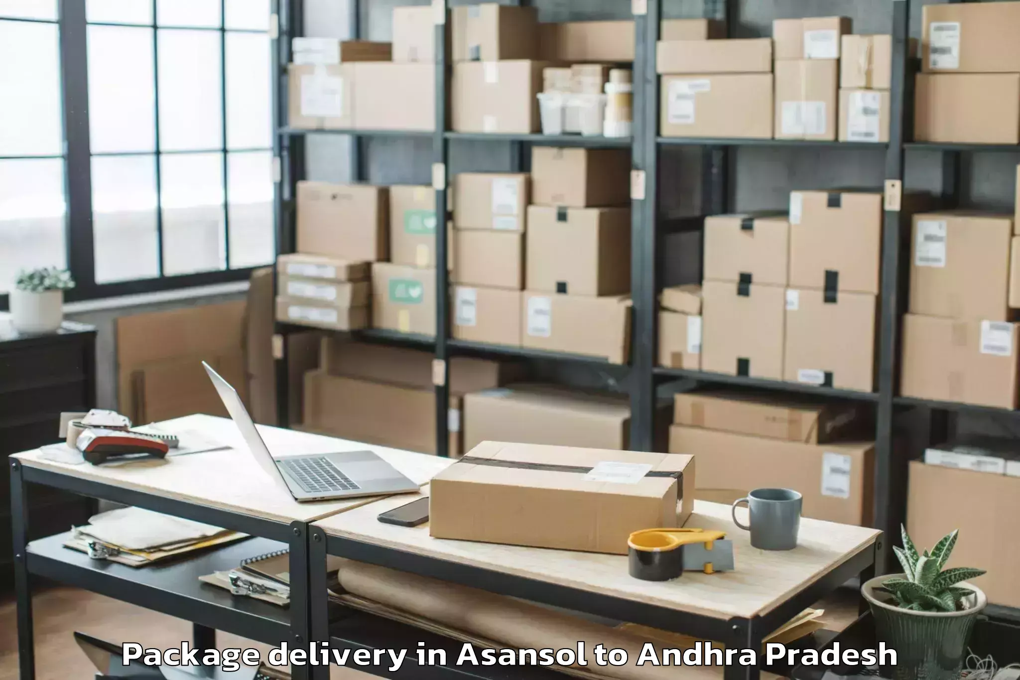 Leading Asansol to Duggirala Package Delivery Provider